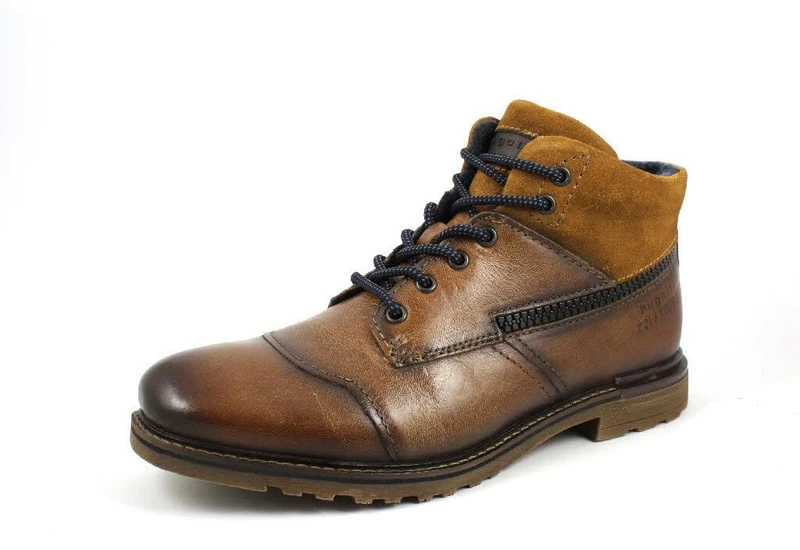 bugatti Men's Vittore Boots, cognac, 41 EU - Image 1