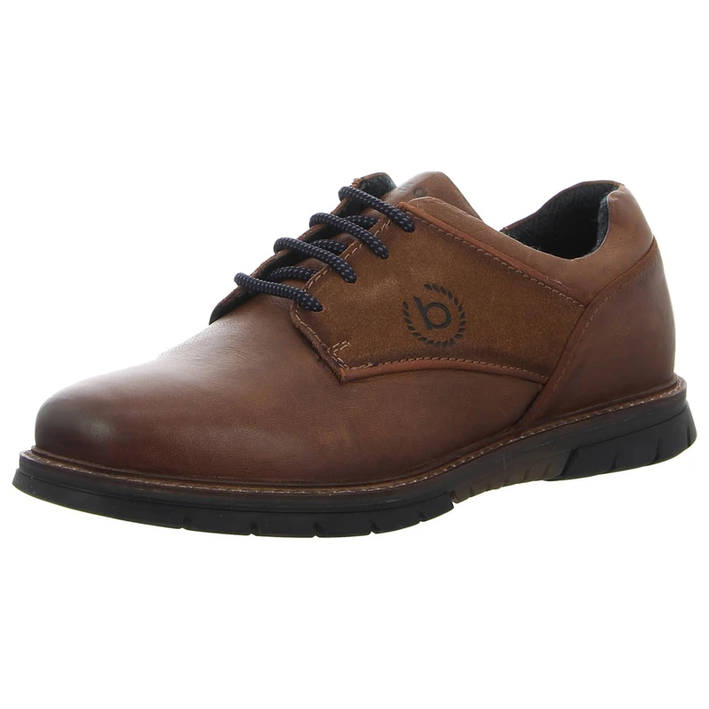 bugatti Men's Sammy Comfort Lace-Up Shoes, Cognac, 10.5 UK