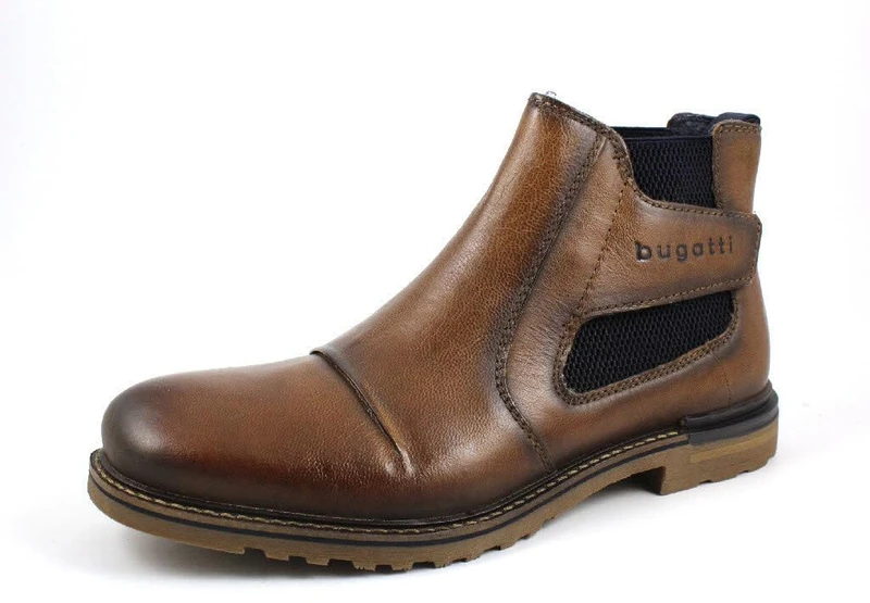 bugatti Men's 321-a0u3e Boots, cognac, 45 EU