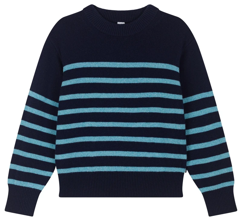 Petit Bateau Women’s Pull, Blue Smoking / Blue Azul, I