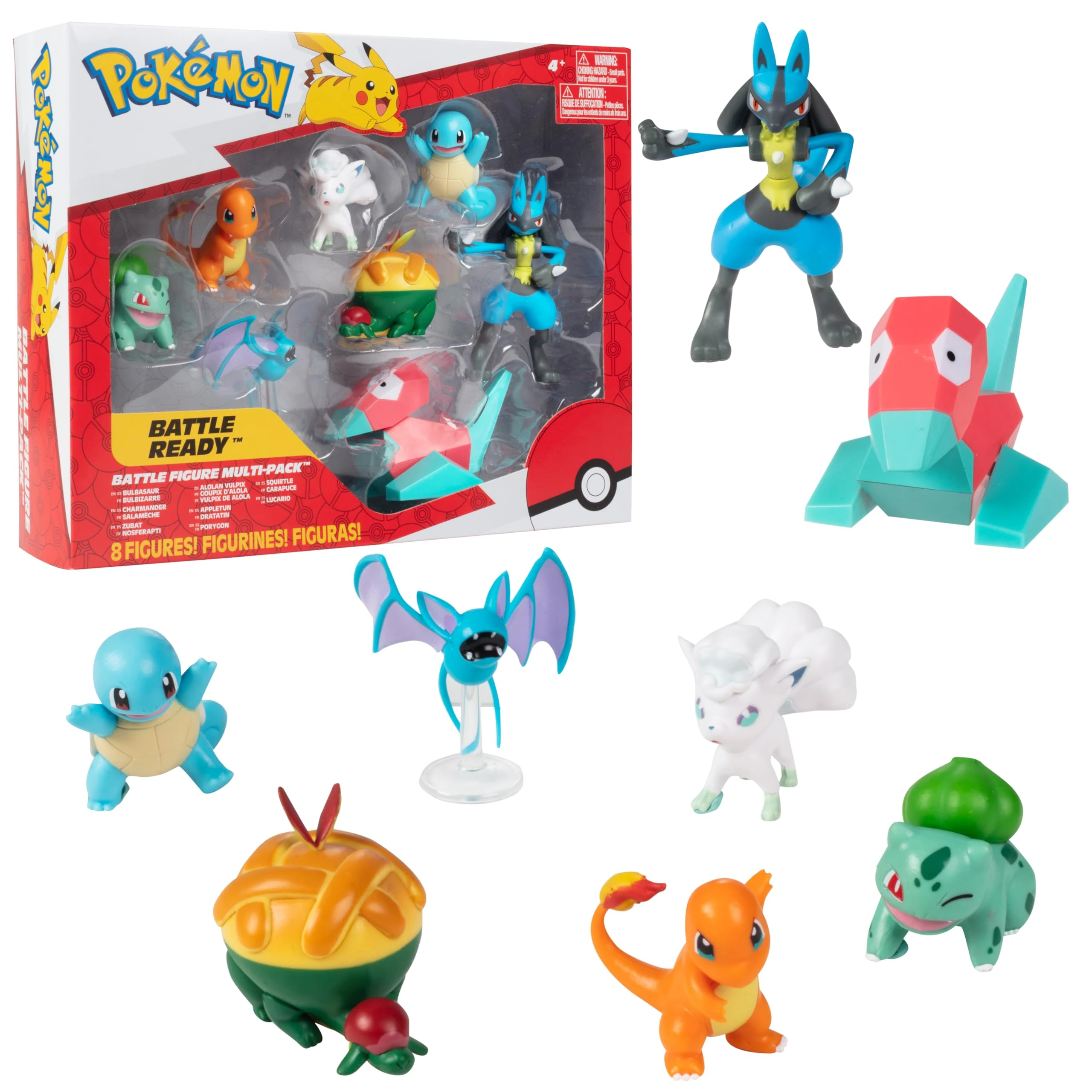Pokémon PKW3063 Battle Figure Multipack - 8 Pack Official Figure Set