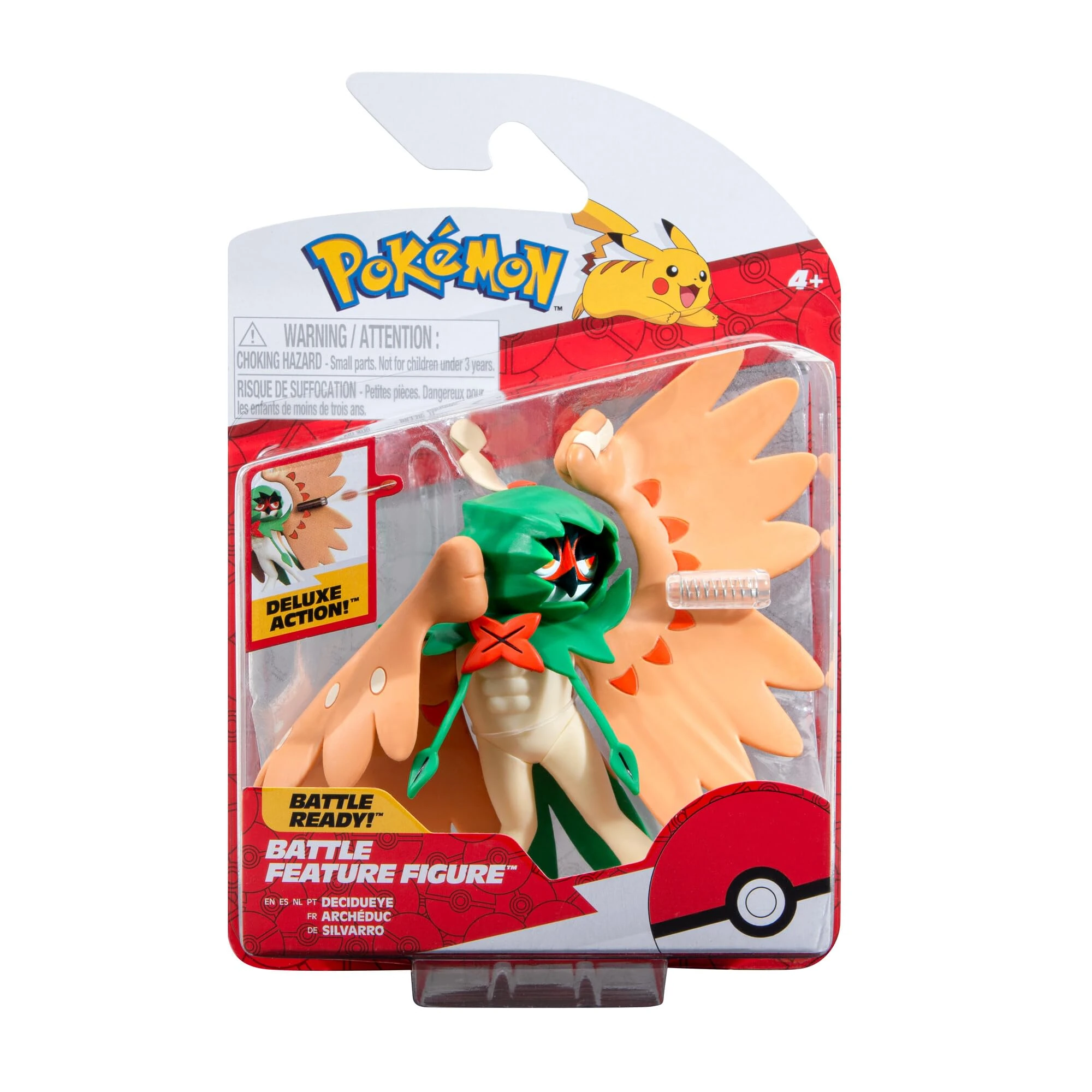 Pokémon Feature 4.5-Inch Decidueye Battle Figure with Arrow Launcher