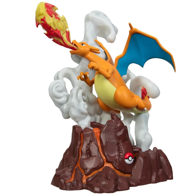 Pokémon PKW3173 Deluxe Collector Statue - Glurak Official Collectible Figure