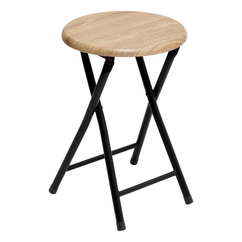 5 five simply smart Natural Wood Effect Folding Stools