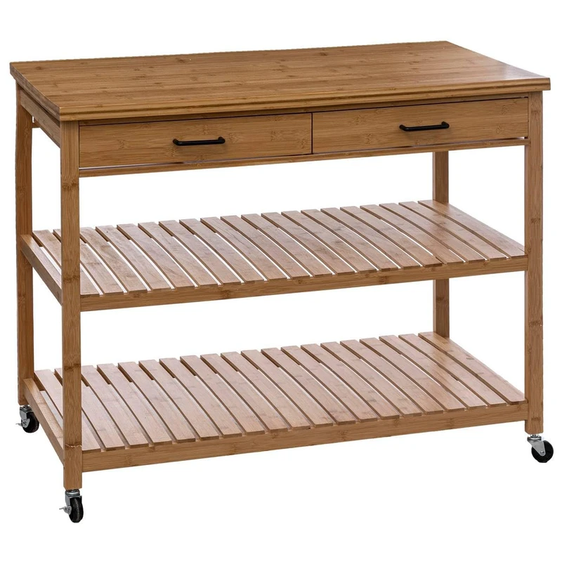 5 five simply smart Island 2 Drawers/2 Levels Bamboo Linha - Image 1