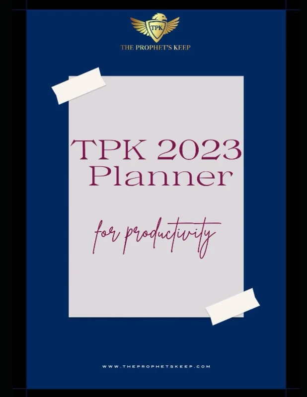 TPK 2023 Planner: for Productivity