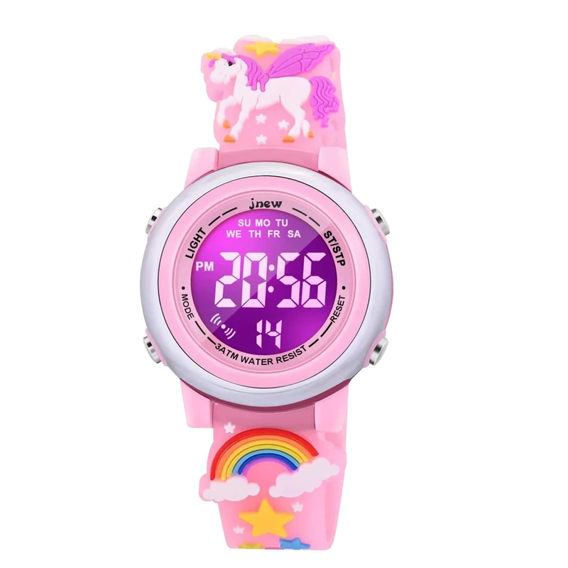 Dotodo Kids' Watch - Toddler to 9 Years, Age 3-8, Fun Gift for 5-7 Year Olds, Popular Stocking Stuffers for Girls Age 5-10, Pink