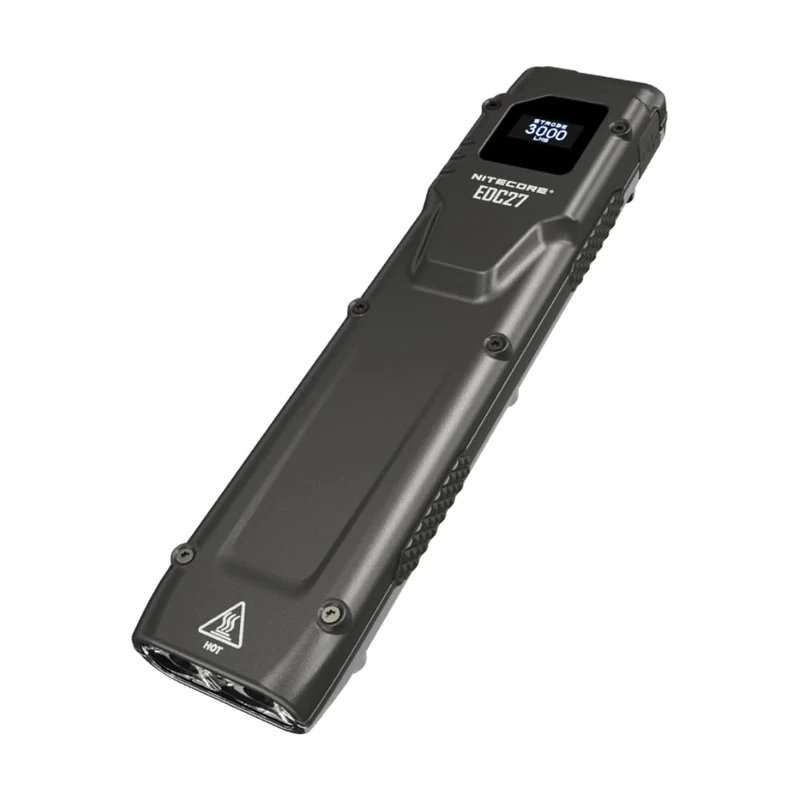 Nitecore EDC27-3000 lumens, OLED Display, USB-C, Black