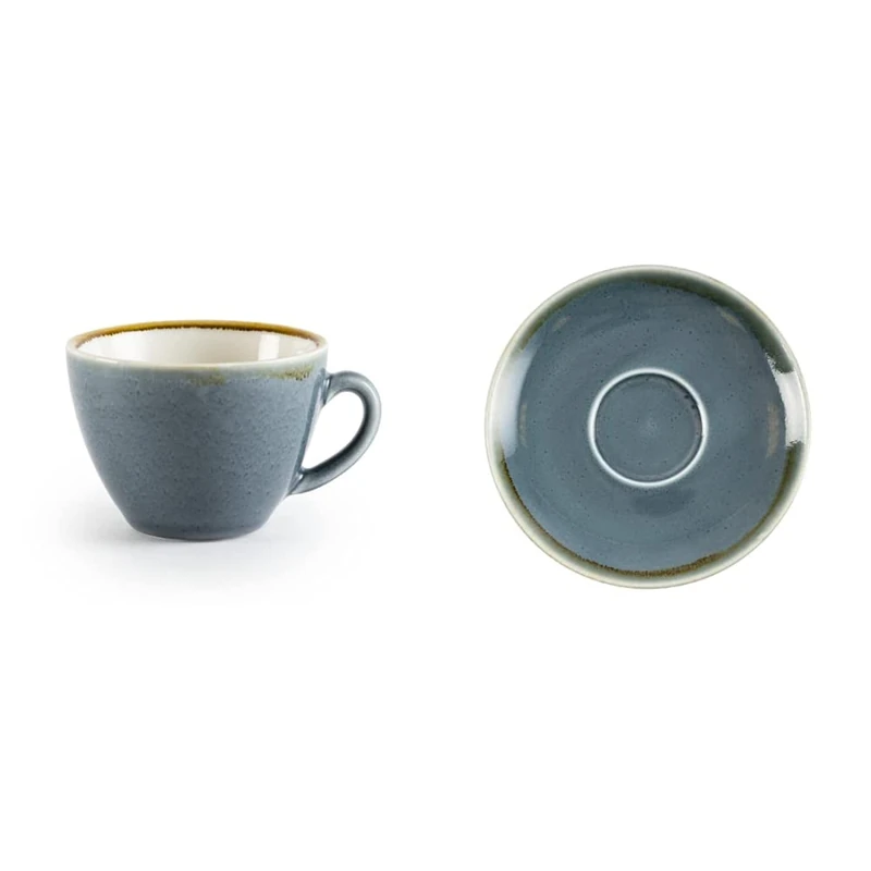 Olympia Kiln Ocean Cup - 340ml 11.5fl oz (Box 6) Kiln Ocean Saucer (for GP348) - 160mm 6 1/3" (Box 6)