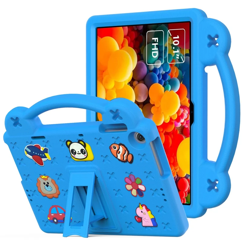 YRH Case for Lenovo Tab M10 (3rd Gen) Case TB328FU 2023 Model, Kids EVA Tablet Cover with Stand Handle, Blue
