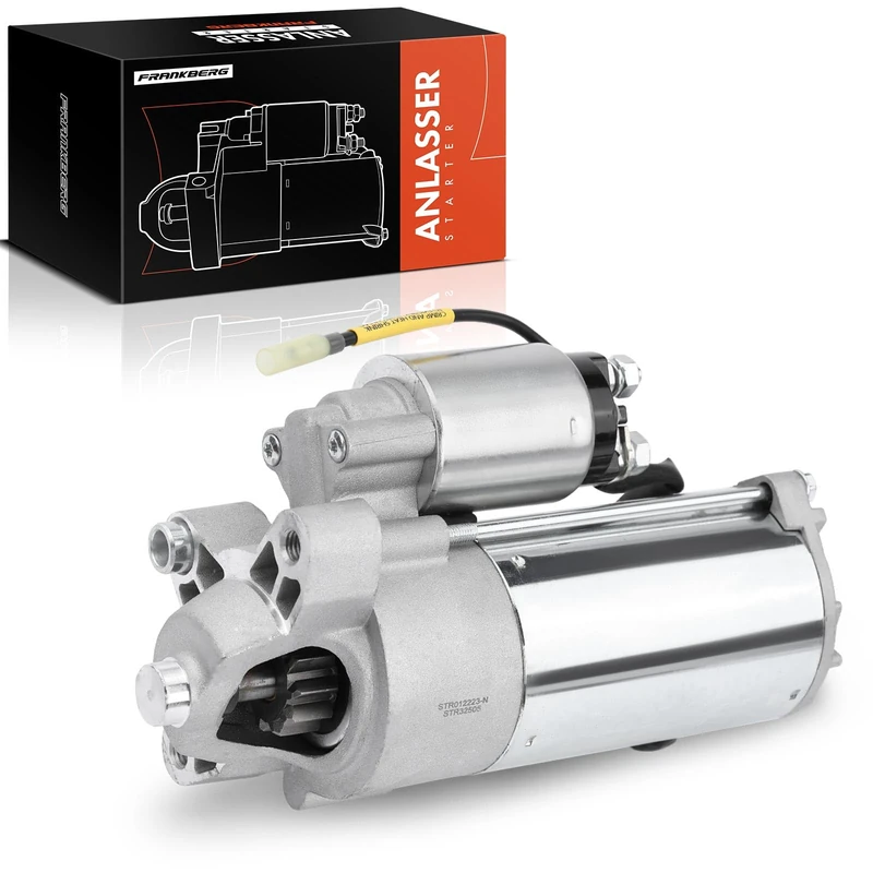 Frankberg Starter Motor 2.2 KW Compatible with Focus II/III 2004-2022 K.u.g.a I/II 2008-2016 Mondeo IV 2007-2015 C-Max I/II S-Max Galaxy C30 C70 II S40 II S80 II V50 V70 III Replace# 1376305 - Image 1