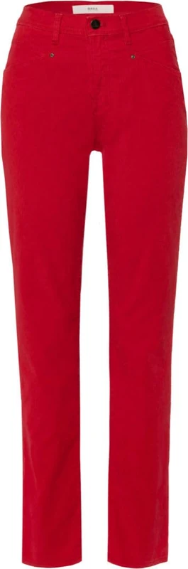 BRAX Women's Style Carola New Corduroy Pants, Salsa, 32W x 32L