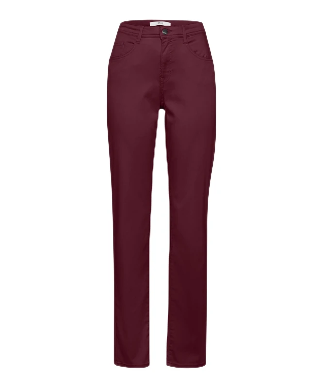 BRAX Women's Style Carola Winter Dream Trousers, Cherry, 32W x 30L