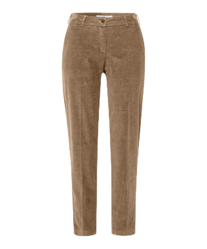 BRAX Women's Style Maron S Structure Velvet, Camel, 36W x 32L