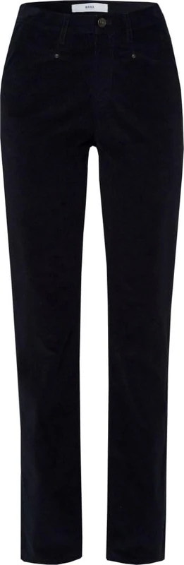 BRAX FEEL GOOD Women's Style Carola New Corduroy Pants, Navy, 38W x 30L