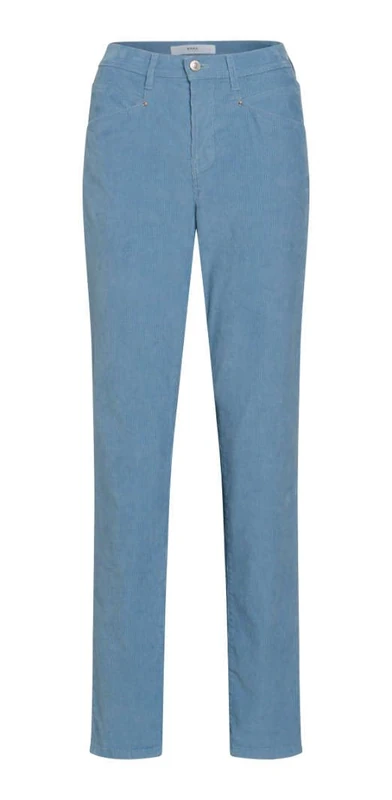 BRAX Women's Style Carola New Corduroy Pants, Smoke Blue, 36W x 30L