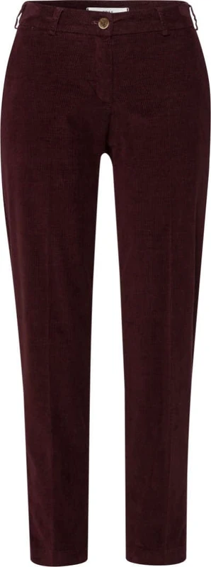 BRAX Women's Style Maron S Structure Velvet Pants, Port, 36 W/32 L