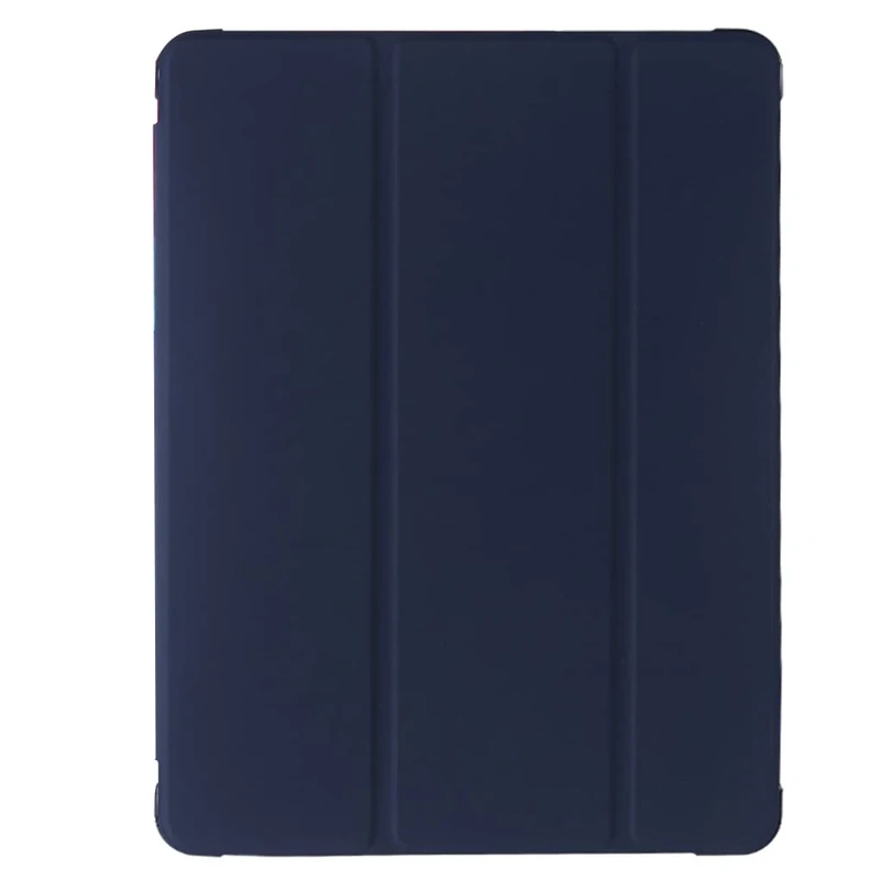 Compatible with iPad 10.2 Inch 9th/8th/7th Generation, 3-in-1 Shockproof Robust Protective Case with Pen Holder & 360° Rotating Stand, Red + Blue