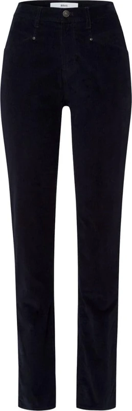 BRAX Women's Style Mary New Corduroy Trousers, Navy, 38 W / 30 L EU, Navy, 38W x 30L