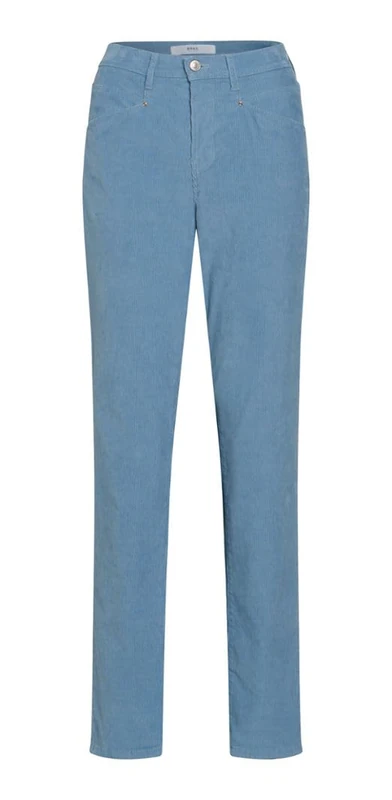 BRAX Women's Style Carola New Corduroy Pants, Smoke Blue, 34W x 32L