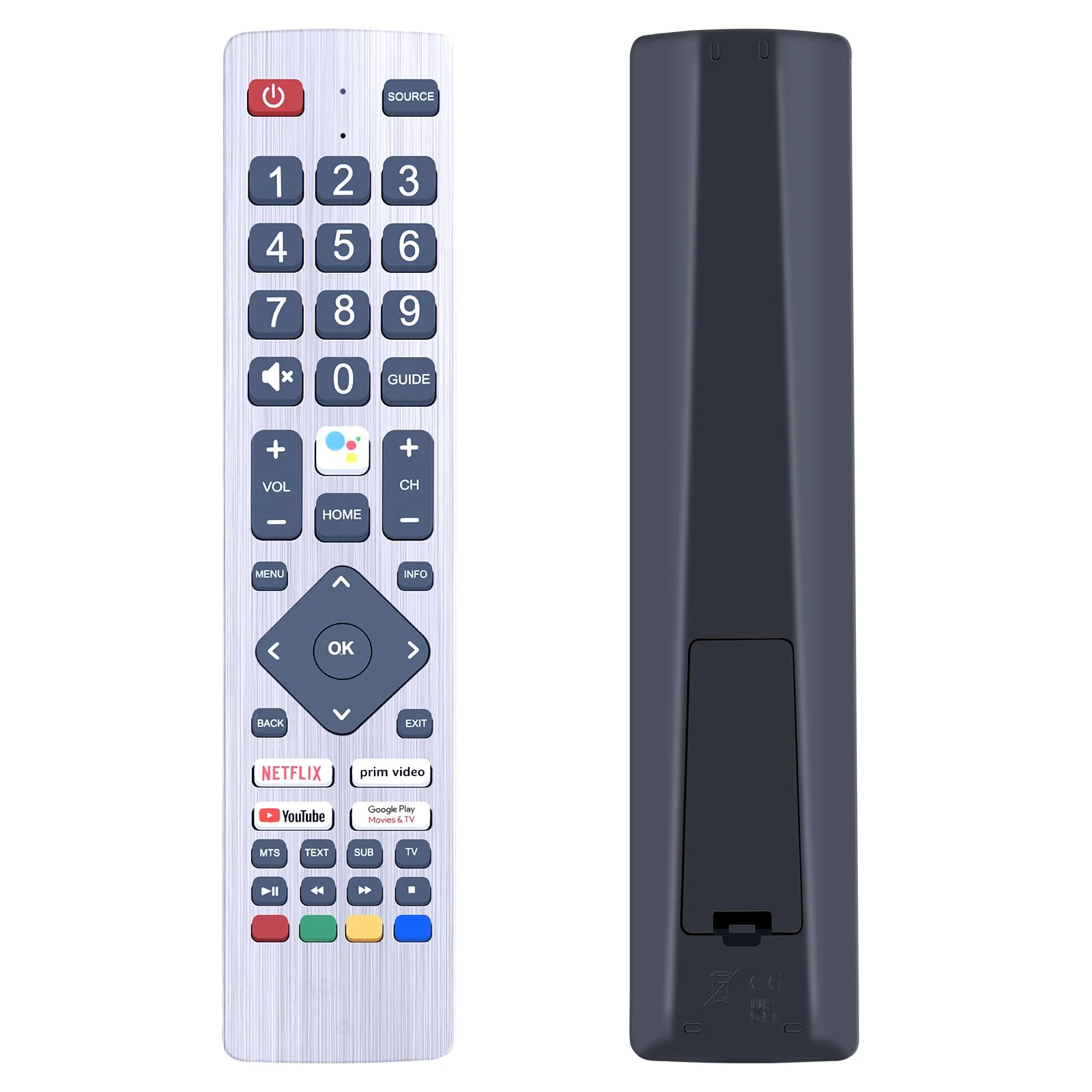 GOUYESHO Generic Replacement Voice Remote Control Compatible with Sharp Aquos Smart LCD LED TV with Netflix Youtube Buttons