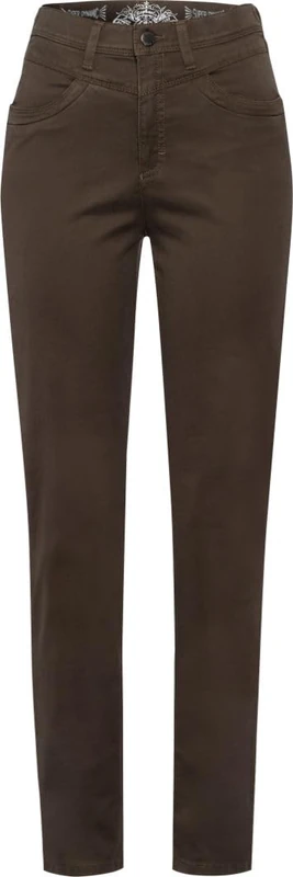 Raphaela by Brax Women's Laura New Cosy Winter Cotton Pants, Dark Olive, 20