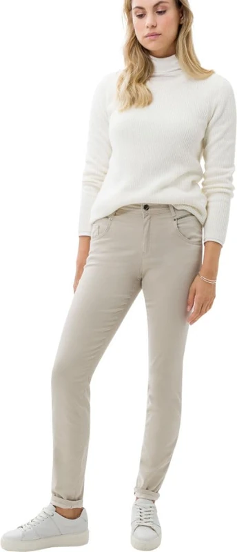 BRAX Women's Style Shakira Winter Dream Pants, Angora 1, 32W x 32L