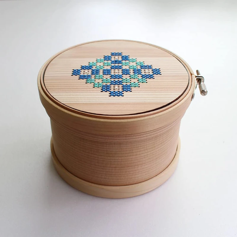 Cohana Magewappa Toolbox Embroidery Hoop 12cm grn-Blue - 1pc