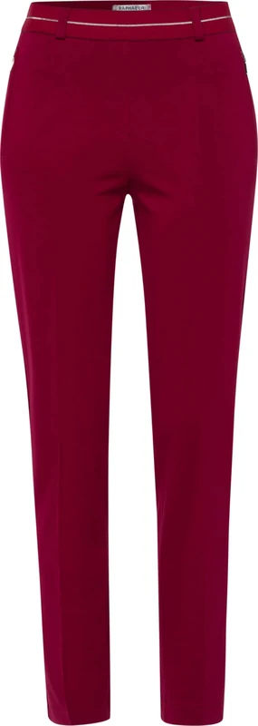 Raphaela by Brax Women's Lillyth New Fine Jersey Pants, Cranberry, 40W x 30L