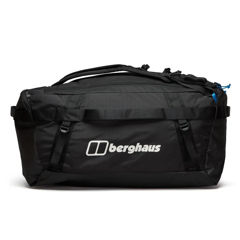 Berghaus Unisex Xodus Travel Holdall 100l Bag | Durable | Shoulder Straps, Black/Black, ONESZ
