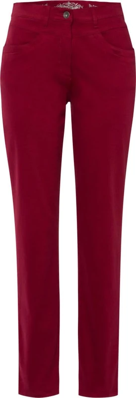 Raphaela by Brax Women's Caren New Soft Tencel Denim Pants, Cranberry, 36W x 30L