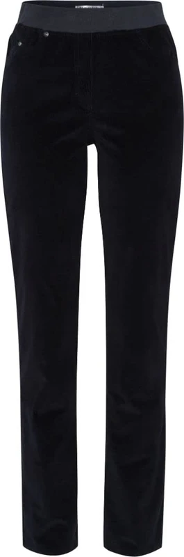 Raphaela by Brax Women's Pamina Soft Corduroy Trousers, Navy, 36W x 30L