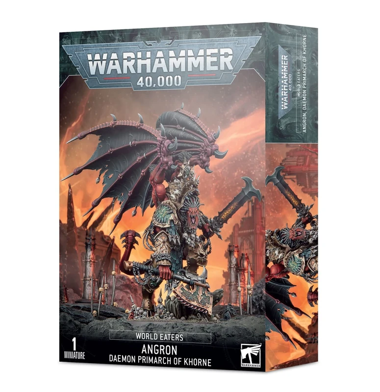 Games Workshop - Warhammer 40,000 - World Eaters: Angron Daemon Primarch Of Khorne