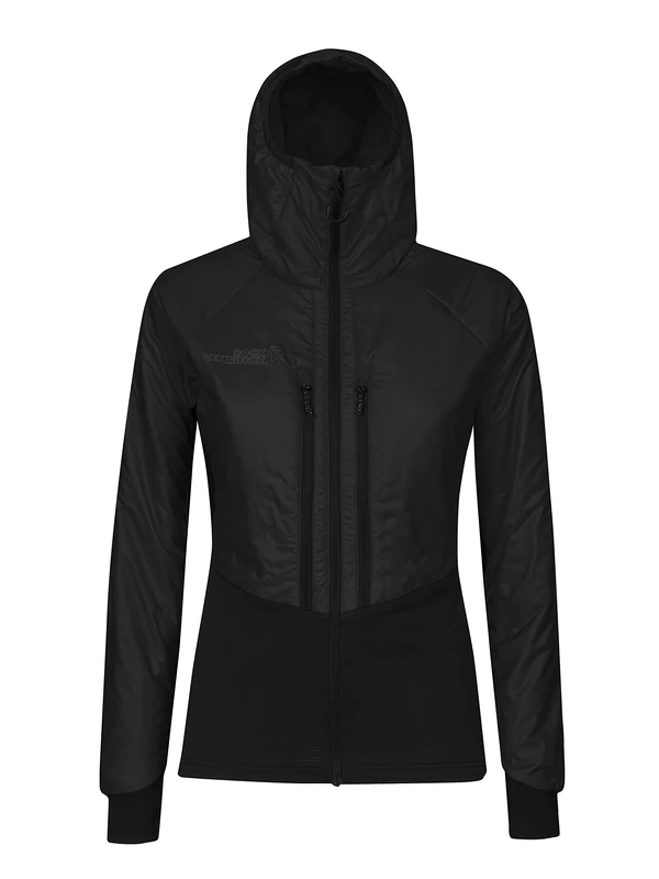 Rock Experience REWJ06061 WISEMAN HYBRID Jacket Women's CAVIAR XS