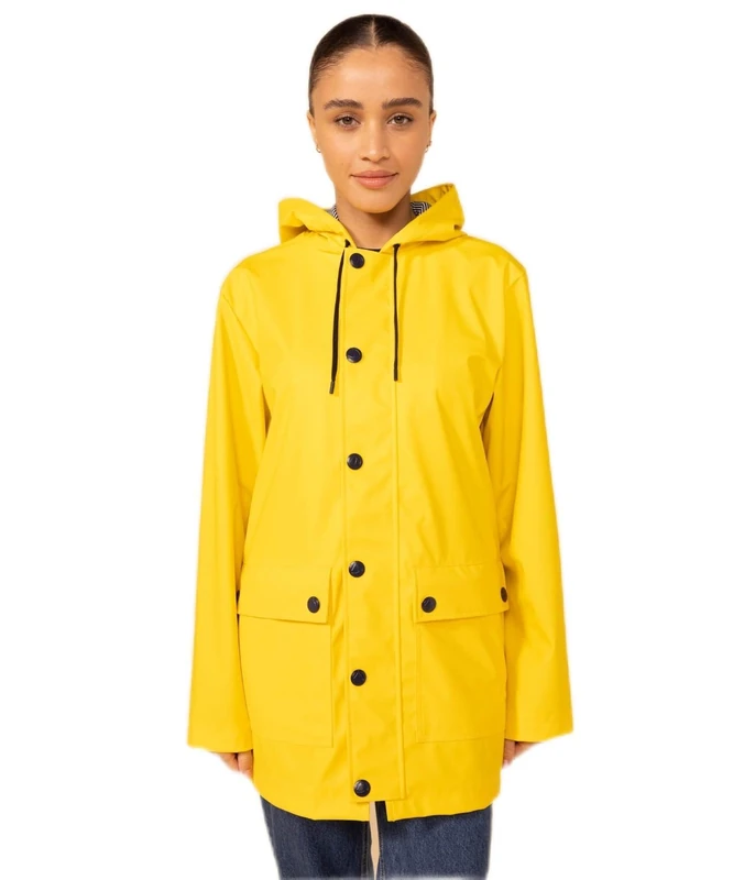 Petit Bateau Women’s Waxed Coat, Yellow, S