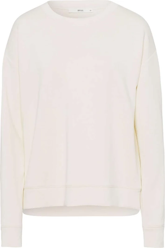 BRAX Women's Style BO Soft Scuba Sweatshirt, off white, 16 - Image 1