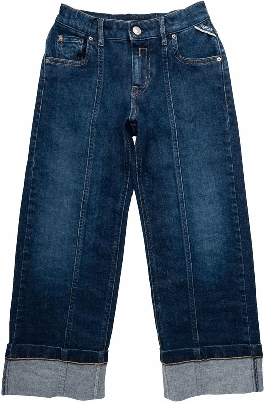 REPLAY Girl's SG9392 Super Stretch Jeans, 009 MEDIUM BLUE, 6 Jahre
