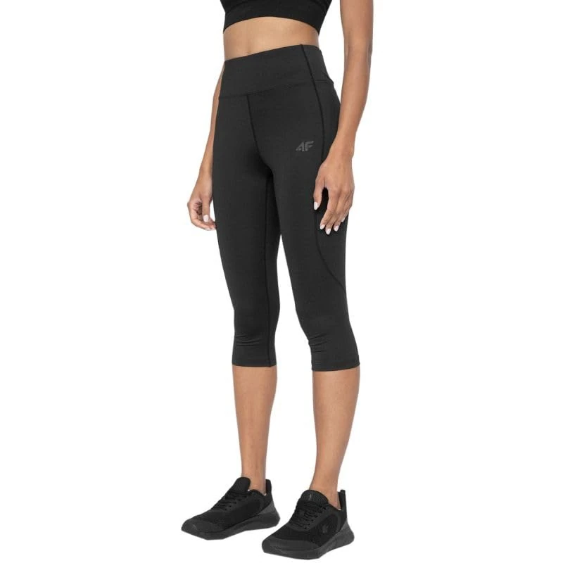 4F FNK Women's Tights, Deep Black, XS - Image 1