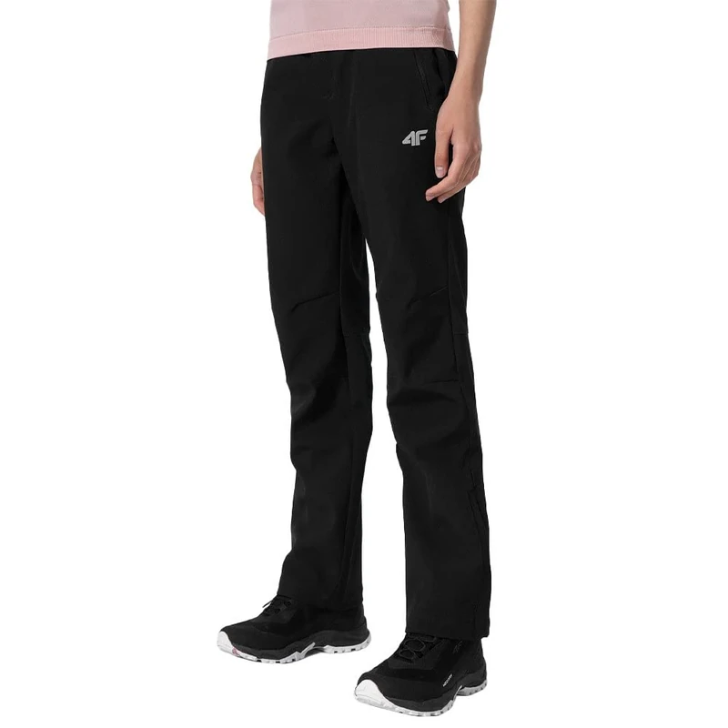 4F FNK Women's Trousers, Deep Black, XS - Image 1