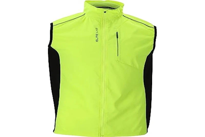 ELITE LAB Men's Shell Vest, 5001 Safety Yellow, XL