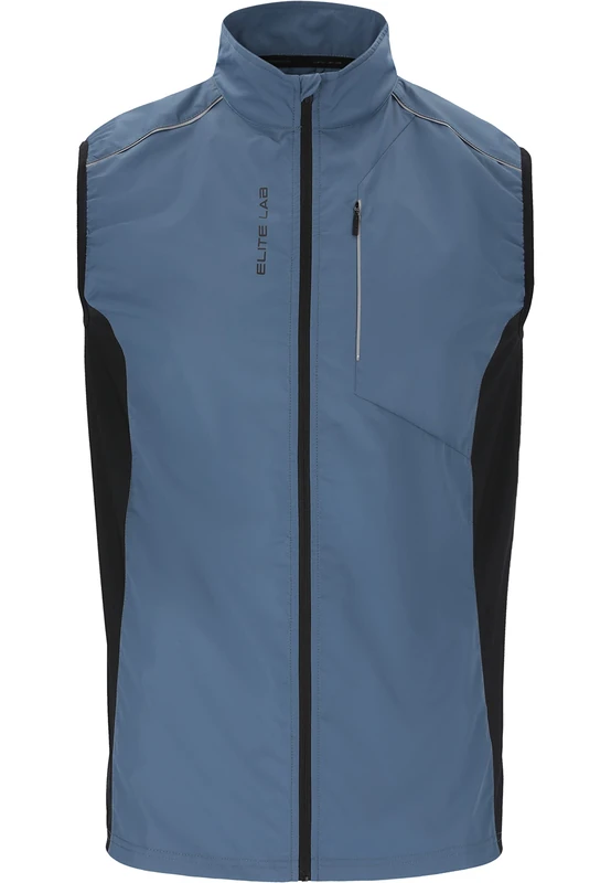 ELITE LAB Men's Shell Vest, 2164 Slate Blue, XXL