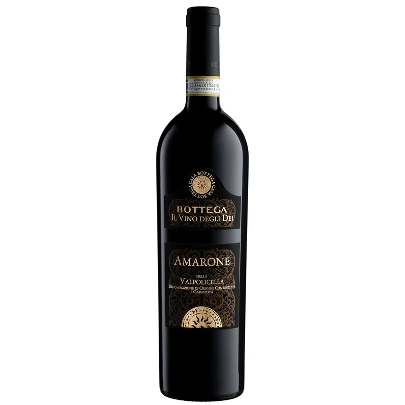 Bottega - Amarone Della Valpolicella DOCG Collina Del Sole - 75cl - 16% ABV - Amarone Red Wine - Italian Red Wine - Red Wine Gifts - Italian Wine