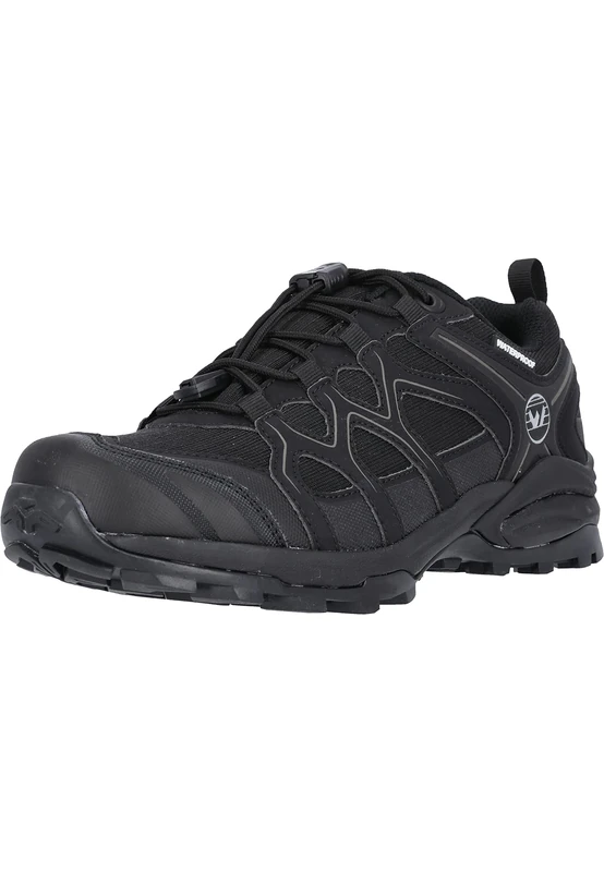 WHISTLER Men's Nadian Hiking Shoe, 1001s Black Solid, 12.5 UK