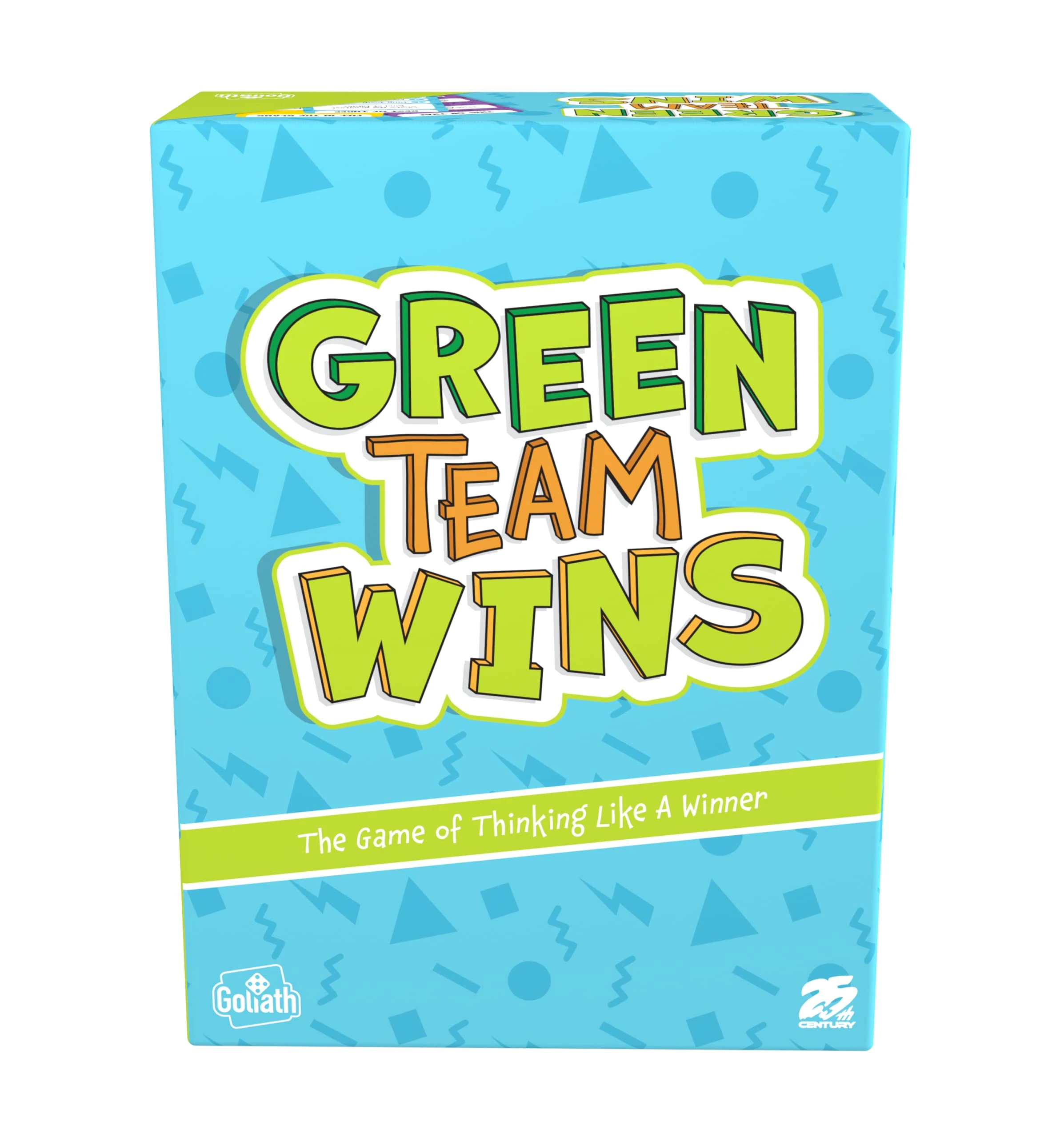 Goliath Games - Green Team Wins, The Game of Thinking Like a Winner, Family Party Games, for 3-6 Players, Ages 10+