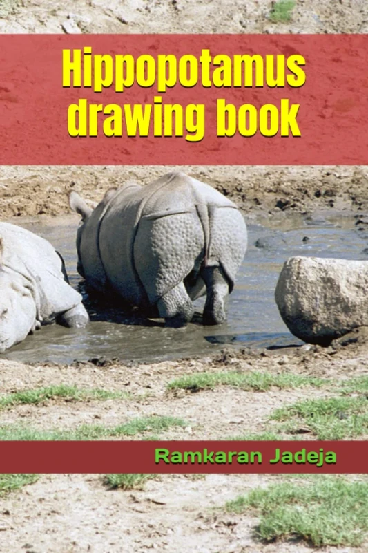 Hippopotamus drawing book