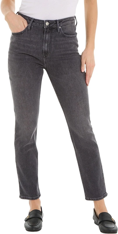 Tommy Hilfiger Women's Jeans Slim Cigarette Stretch, Grey (Luz), 29W / 32L
