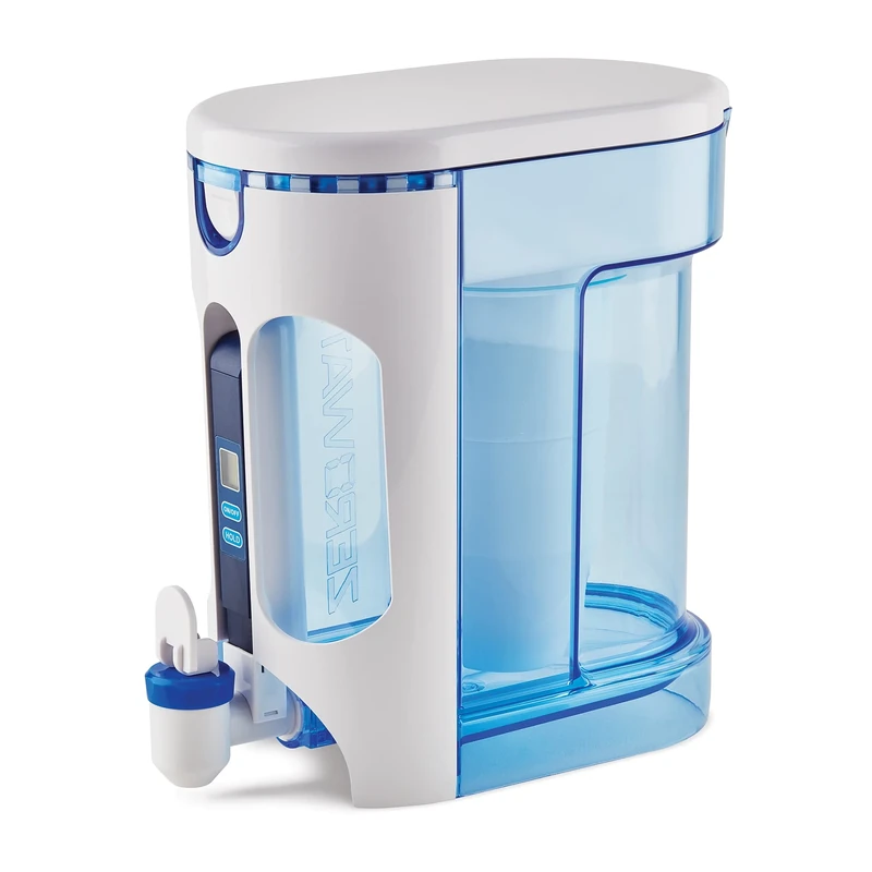 Culligan ZeroWater 2.8 L Ready-Read 5-Stage Water Filter Pitcher, IAPMO Certified to Reduce Lead and PFOA/PFOS, Instant TDS Read Out