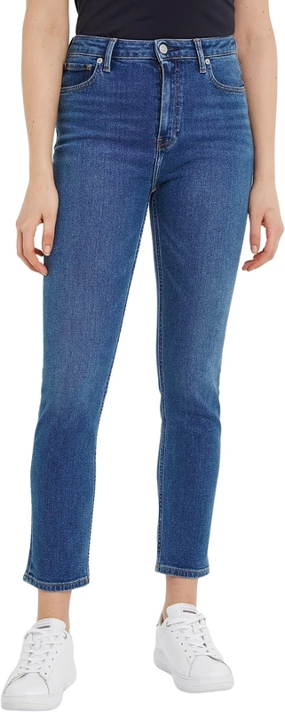 Tommy Hilfiger Women's Jeans Slim Cigarette Stretch, Blue (Jane), 30W / 30L