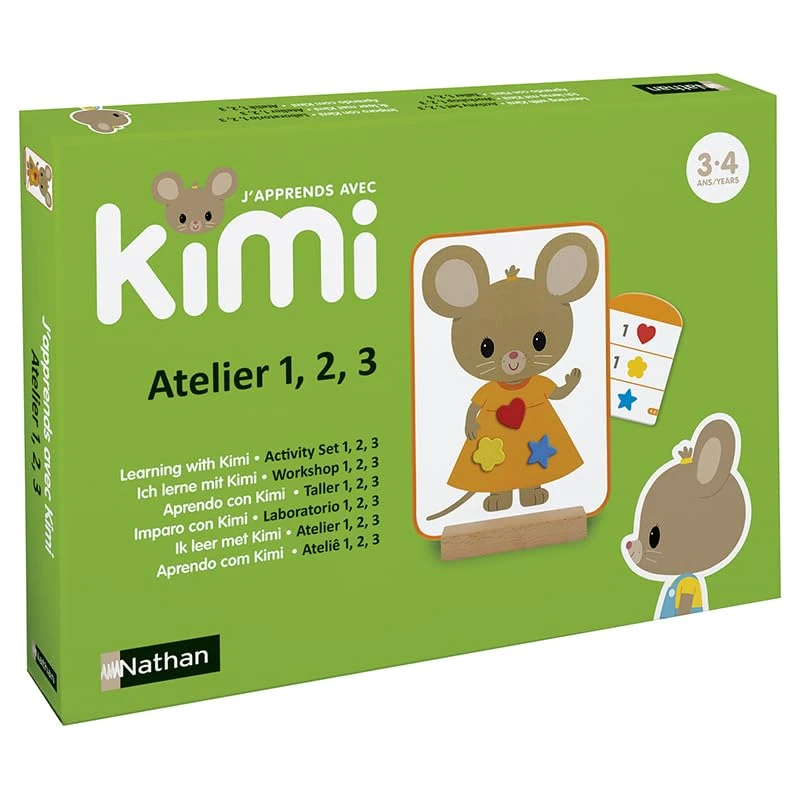 J'apprends avec Kimi - Atelier 1, 2, 3 - 6 enfants - PCF - Image 1
