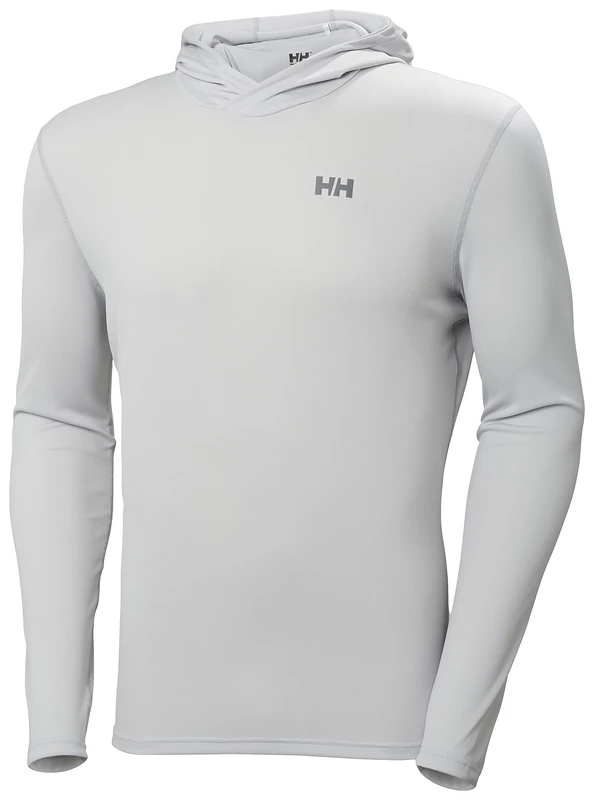 Helly Hansen Mens HH Lifa Active Solen Hoodie, Grey Fog, L
